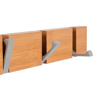 Houten wandhaak met 4 vouwhaken Estia Home Art image-4