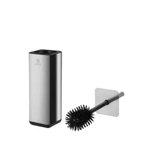 Stainless Steel Toilet Brush with Plastic Holder Estia Home Art Cubic image-1