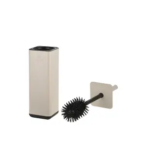 Metal Toilet Brush with Plastic Holder Estia Home Art Cubic image-1