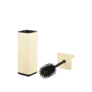 Metal Toilet Brush with Plastic Holder Estia Home Art Cubic image-1