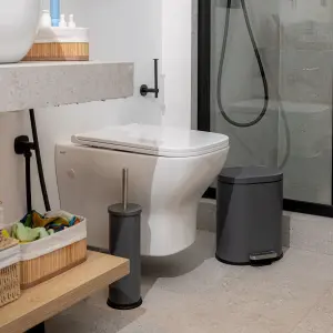 Papelera de baño ovalada Estia Home Art image-4