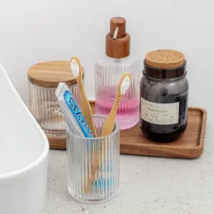 Glas-Wattestäbchen-Pflegeset Estia Home Art Allure image-2