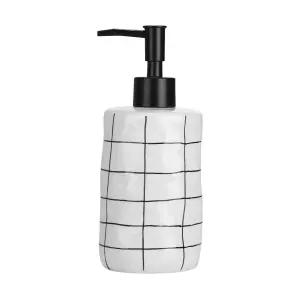 Metallic Ceramic Soap Dispenser Estia Home Art Cage image-1