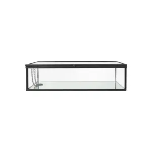 Glass Storage Box with Mirror and Frame Estia Home Art image-1