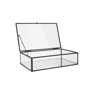Glass Storage Box with Mirror and Frame Estia Home Art image-2