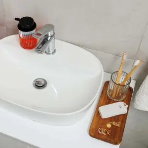 Gepolsterter Zahnbürstenhalter aus Glas Estia Home Art Alivio image-2