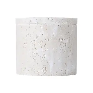 Kit voor verzorging met travertijn wattenstaafjes Estia Home Art image-1
