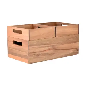 Stackable Storage Box with Handles Estia Home Art image-3