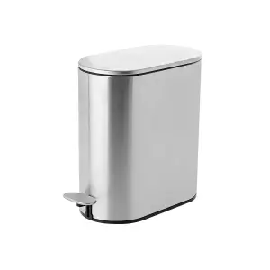 Papelera de baño de acero inoxidable Estia Home Art image-1
