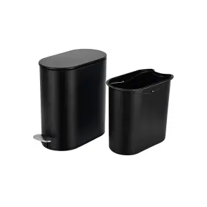 Papelera de baño delgada con cierre suave Estia Home Art image-4