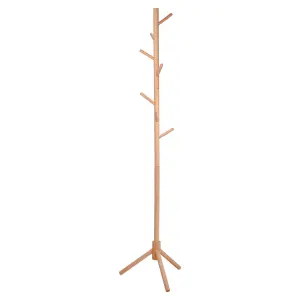 Holz-Garderobenständer mit 8 Haken Estia Home Art image-0