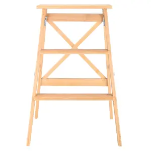 Escalera de 3 peldaños Estia Home Art Bamboo Essentials image-1