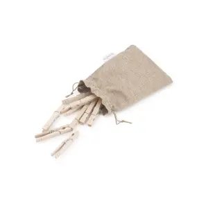 Pinzas de ropa de madera Estia Home Art (x24)
