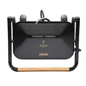 Grill toaster med non-stick plattor Estia Home Art Oak image-0