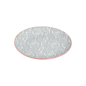 Porzellan-Teller mit Weinrebenmuster Estia Home Art image-1