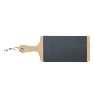 Tischplatte aus Schiefer mit Holzsockel Estia Home Art image-1