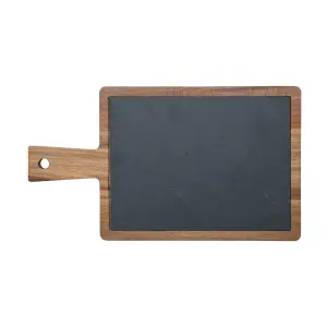 Tischplatte aus Schiefer mit Holzunterlage Estia Home Art Acacia image-1