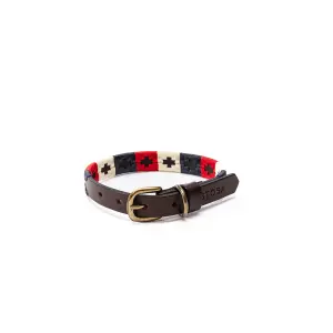 cnreb35-hundhalsband-estosa-caballlero-navy-red-ecru