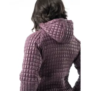 Chaqueta cortavientos con capucha y cremallera para mujer Etxeondo Urka image-3