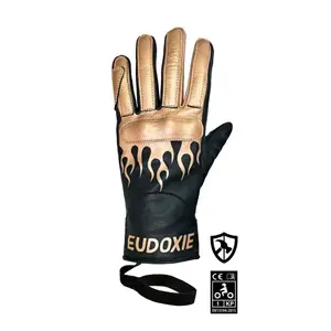 Women's mid-season motorcycle gloves Eudoxie Jody Burn 1KP