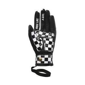 Women's mid-season motorcycle gloves Eudoxie Gold image-1