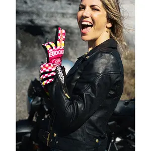 Women's mid-season motorcycle gloves Eudoxie Pop image-4