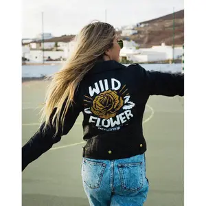 Leather motorcycle jacket for women Eudoxie Suzy image-4