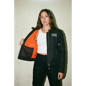 Women's Cordura Motorcycle Jacket Eudoxie Moly image-2