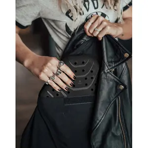 Motorcycle Back Protector with 2 Shoulder and Elbow Protectors Eudoxie Athena Niveau 2 image-2