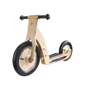 Eureka! Wooden adjustable balance bike for kids image-1