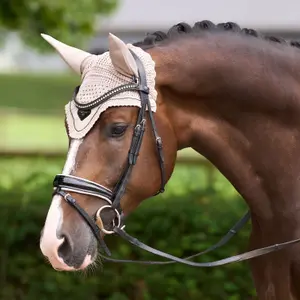 Orejeras para caballo anti moscas Euro-Star Cato image-1