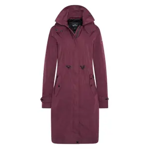 Women's long waterproof riding jacket with hood Euro-Star Chiara image-0