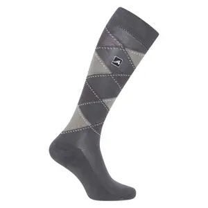 Checked riding socks Euro-Star Polygiene image-0