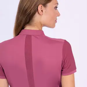 Polo equitación con media cremallera para mujer Euro-Star Valentina image-3