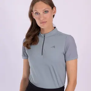 Polo equitación con media cremallera para mujer Euro-Star Valentina image-1