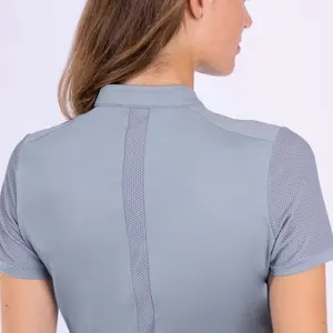 Polo equitación con media cremallera para mujer Euro-Star Valentina image-3