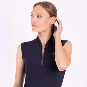 Camiseta sin mangas con media cremallera para mujer Euro-Star Ramona image-1