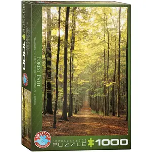 1000 piece puzzle forest path Eurographics image-0