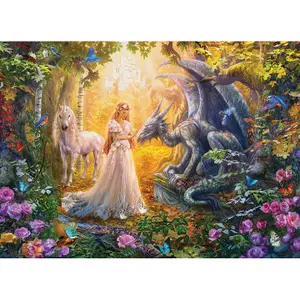 500-piece puzzle prncss in garden Eurographics image-1