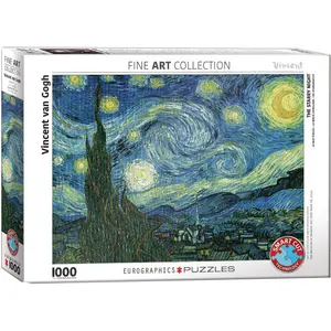 Puzzle noite estrelada com 1000 peças Eurographics Van Gogh image-0