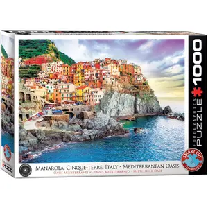 1000-piece jigsaw puzzle manarola italy Eurographics image-0