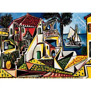 1000-piece Mediterranean landscape puzzle Eurographics image-1