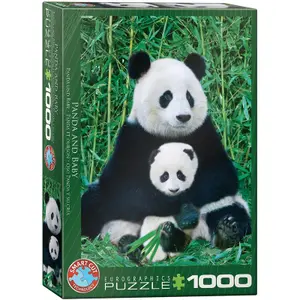 1000-piece panda puzzle Eurographics image-1