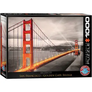1000-piece puzzle golden gate bridge Eurographics image-0