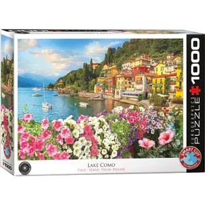 1000 piece jigsaw puzzle lac de come italie Eurographics image-0