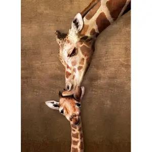 500-piece giraffe puzzle Eurographics image-1