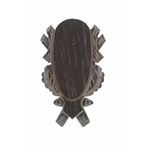 Écusson chevreuil en chêne sculpté EUROHUNT image-0