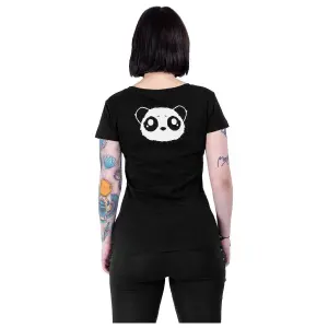 Women's T-shirt Evil Clothing Killer Panda Antisocial image-1