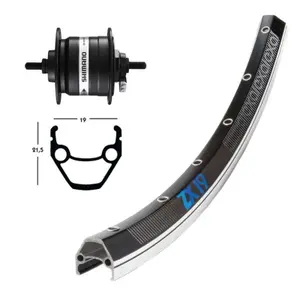 Front dyn hub Exal dhc3000 fixe36l Exal Zx19