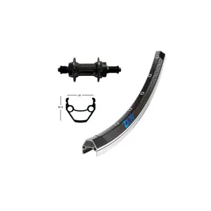 Ruota posteriore Exal Winora Zx 19 Blo.Ra.